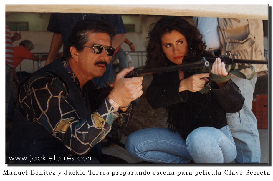 Jackie Torres & Manuel Benitez on film "Clave Secreta"